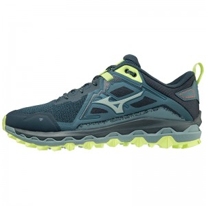 Blue Men's Mizuno Wave Mujin 8 Running Shoes | ARV043827