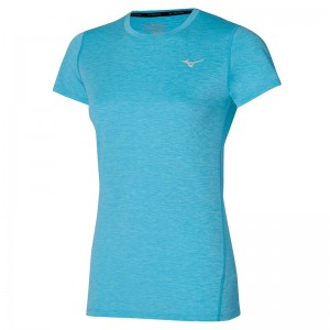 Blue Women's Mizuno Impulse Core Tee T Shirts | AZB508246