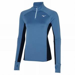 Blue Women's Mizuno Warmalite HZ Tops | PBA180624