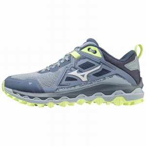 Blue Women's Mizuno Wave Mujin 8 Running Shoes | LSV521084