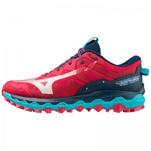 Blue Women's Mizuno Wave Mujin 9 Running Shoes | TGI549713