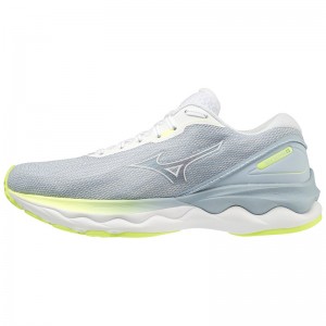 Blue Women's Mizuno Wave Skyrise 3 Running Shoes | BAF701439