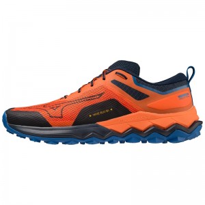 Blue / Blue Men's Mizuno Wave Ibuki 4 Trail Running Shoes | ATK478529