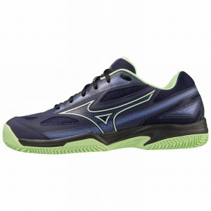 Blue / Green Women's Mizuno Break Shot 4 Padel Shoes | GKY981674