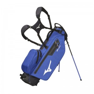 Blue / White Men's Mizuno BR-DR1C Cart Bags | DRZ764589