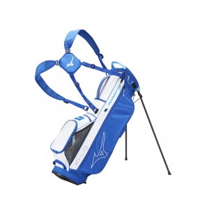 Blue / White Men's Mizuno K1LO Stand FY22 Bags | WNJ069418