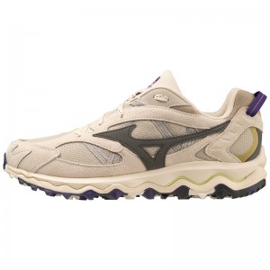 Brown / Dark Grey / Yellow Purple Men's Mizuno Wave Mujin Tl Sneakers | BWG452761