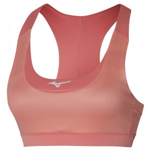 Coral Women's Mizuno Alpha Graphic Sports Bra | YSM791086