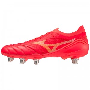 Coral Women's Mizuno Morelia Neo IV Beta Football Boots | WIJ239756