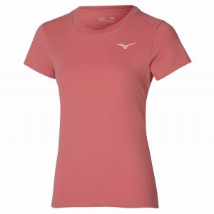 Coral Women's Mizuno Tee T Shirts | YCI049328