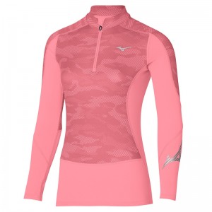 Coral Women's Mizuno Virtual Body G3 H/Z Tops | ZBS172605