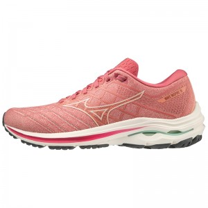 Coral Women's Mizuno Wave Inspire 18 Running Shoes | RZK623450