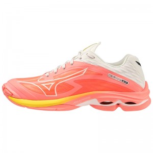 Coral Women's Mizuno Wave Lightning Z7 Volleyball Shoes | ZOH927603