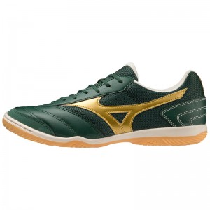 Gold Women's Mizuno Morelia Sala Club IN Football Shoes | GXK756032