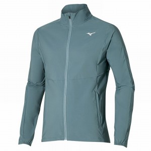 Green Men's Mizuno Premium Warm Jackets | MOF582097