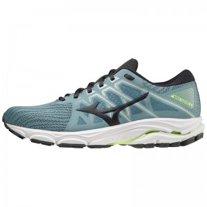 Green Men's Mizuno Wave Equate 6 Running Shoes | XIW376405