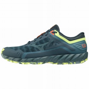 Green Men's Mizuno Wave Ibuki 3 Running Shoes | EYC895034