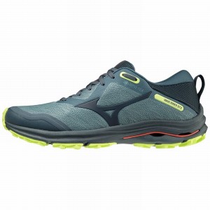 Green Men's Mizuno Wave Rider GTX Running Shoes | KXT407153