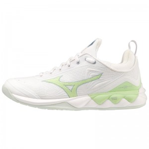 Green Women's Mizuno Wave Luminous 2 Volleyball Shoes | ZWF725936