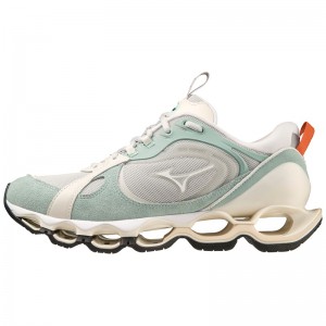 Green Women's Mizuno Wave Prophecy Beta 2 Sneakers | SXQ296743