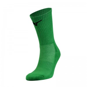 Green / Black Women's Mizuno Handball Pair Socks | UQG524607