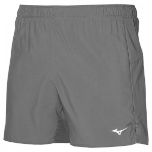 Grey Men's Mizuno Core 5.5 Shorts | DYM752083