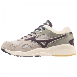 Grey Purple Men's Mizuno Sky Medal Premium Sneakers | JIO540386