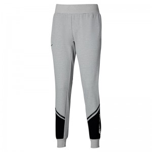 Grey Women's Mizuno Athletics Sweat Pants | JAI782365