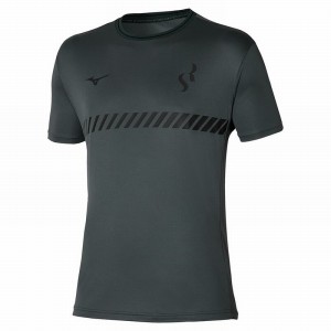 Grey Women's Mizuno Sergio Ramos Training Tee T Shirts | ZVX193802