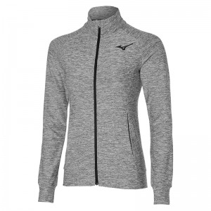 Grey Women's Mizuno Training Jackets | QAC234681