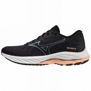 Grey Women's Mizuno Wave Rider 26 Running Shoes | HBD391624