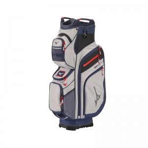 Grey / Navy Men's Mizuno BR-D4 Cart Bags | WBE750241