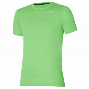 Light Green Men's Mizuno Impulse Core Tee T Shirts | DKX162870