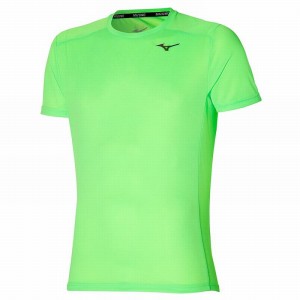 Light Green Men's Mizuno Two Loops 88 Tee T Shirts | POC658972