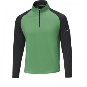 Mint Men's Mizuno Quick Dry Breeze 1/4 Zip Tops | CTF745863