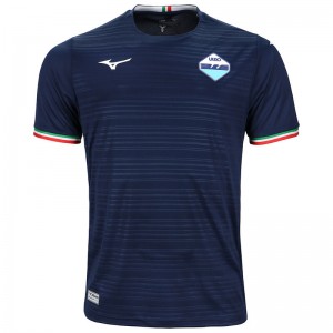 Navy Men's Mizuno Away SS Jersey Lazio M Tops | GLY516289