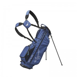 Navy Men's Mizuno K1LO Stand FY22 Bags | RXL058963