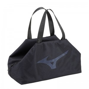 Navy Men's Mizuno Mesh Holdall 22 Bags | CEO160329