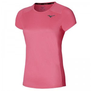 Orange Coral Women's Mizuno Two Loop 88 Tee T Shirts | GXK609715