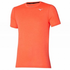 Orange Men's Mizuno Impulse Core Tee T Shirts | CMY253467