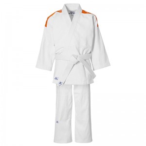 Orange Men's Mizuno Kodomo Plus Belt Set Judogis | WJN058342