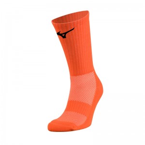 Orange / Black Men's Mizuno Handball Pair Socks | APX265781