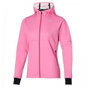 Pink Women's Mizuno Breath Thermo Jackets | XUW649710