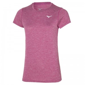 Pink Women's Mizuno Core Graphic Tee T Shirts | ZXG316940