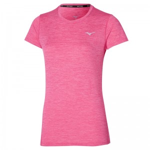 Pink Women's Mizuno Impulse Core Tee T Shirts | LCZ430915