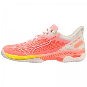 Pink Women's Mizuno Wave Exceed Tour 5cc Tennis Shoes | MWG710643