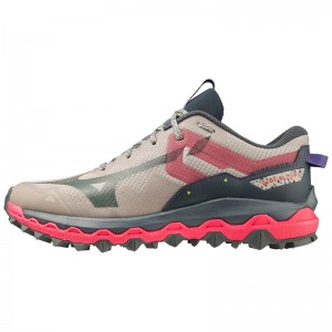 Pink Women's Mizuno Wave Mujin 9 Running Shoes | YLX261480