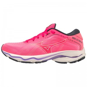 Pink / White Women's Mizuno Wave Ultima 14 Running Shoes | CTZ698237