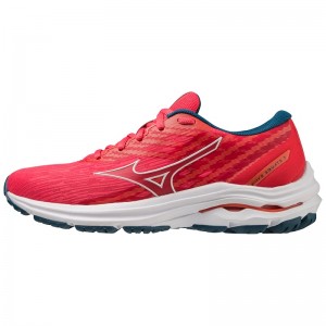 Pink / White / Blue Women's Mizuno Wave Equate 7 Running Shoes | HTG038264