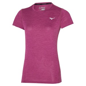 Purple Women's Mizuno Impulse Core Tee T Shirts | NCZ249518